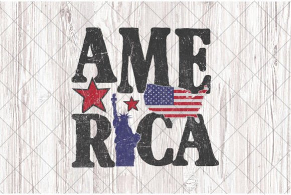 4th of July Retro Coquette Bow, America