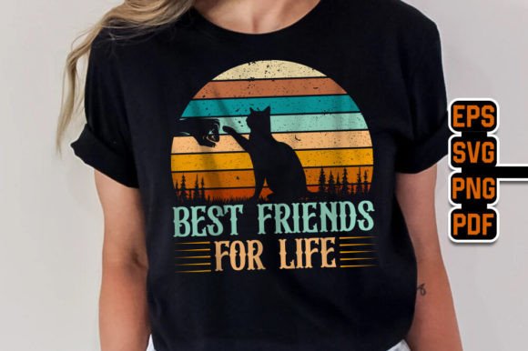 Best Friends for Life - Cat Retro Design Review