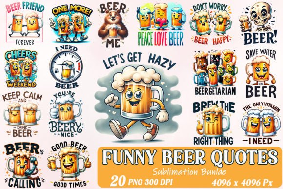 Fun and Fitting: Evaluating the Funny Beer Quotes Sublimation Bundle