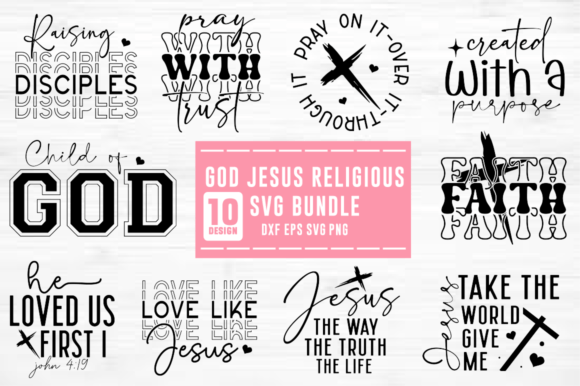 Jesus God Religious SVG Bundle Review for Real Embroidery Projects