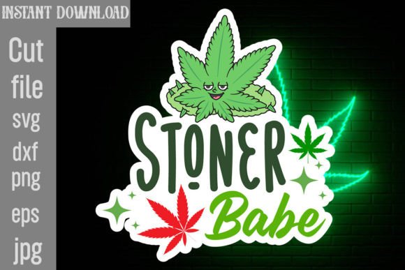 Stoner Babe SVG Cut File: A Designer’s Practical Take